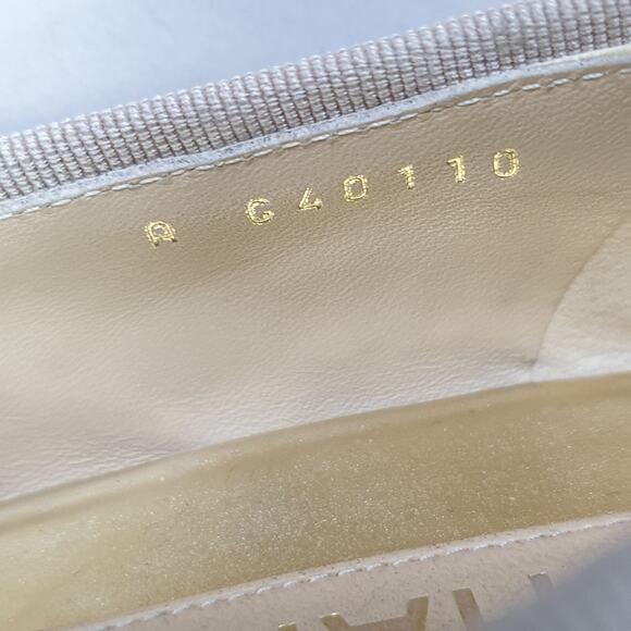 Chanel Lambskin Patent Double Stitched CC Cap Toe Ballerina Flats Sz.39.5 - Picture 5 of 7